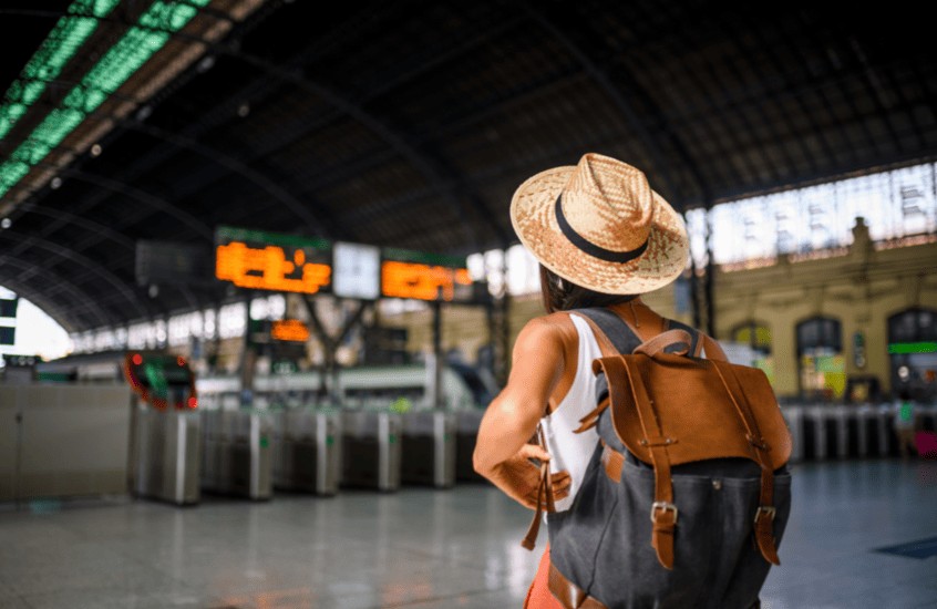 viajar sozinha pela primeira vez.